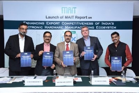 Launch of MAIT Report on Enhancing Export Competitivness of India Electronic HW Mfg